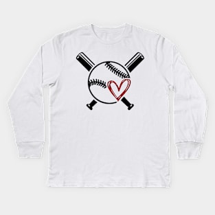 Baseball lovers Kids Long Sleeve T-Shirt